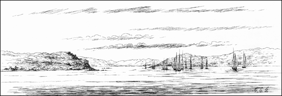 Drawing of Tub Harbour Drawing of Tub Harbour