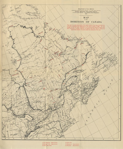 Map of the Dominion of Canada